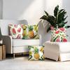 4 pezzi/set Cuscini Tema Frutta Estiva Federe Copricuscino in Poliestere Cuscino da Lancio Federa Decorazione Casa Auto Divano
