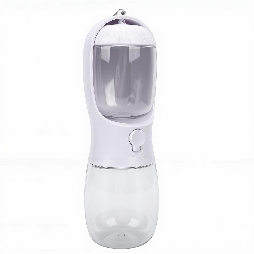 Dog Water Bottle with Food Container Portable Leak Proof Pet Water Bottle Travel Puppy Water Bowl Dog Gifts for Dogs