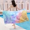 1pc Colorful Lightweight Breathable Oversized Mandala Beach Blanket - Fast-Dry Microfiber,Soft & Versatile Summer Vacation Towel