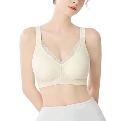 Night No Less High Side Large for Daytime Prevents Comfortable Yet Slimming [MilaCorinna] Bra, Non-wired, Bra, Seamless, Comfortable, Push-up Bra,