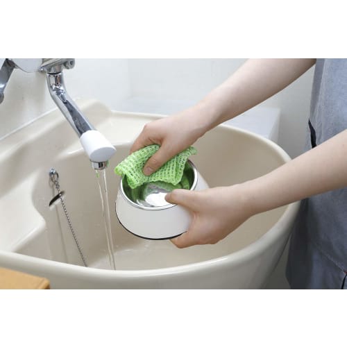 Sanko Bikkuri Fresh Pet Dishwasher, Removes Dirt with Just Water, Slime Remover, Mesh, 20x20cm, Made in Japan, BH-24