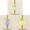 Creative Plush Cabbage Keychain Adorable Kohlrabi Doll Bag Charm Purse Accessory