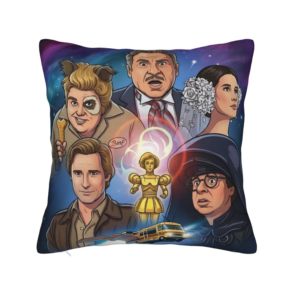 Decorative Pillowcases Spaceballs Movie Merch Chair Throw Pillow Case Cover Square Multi Size