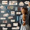 Boho Affirmation Station Bulletin Board Set Positive Posters for Classroom Decor Motivational Affirmations Accents Cutouts for Back To School
