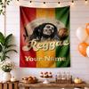 Bob Marley Personalized Text Tapestry Decorative Wall Tapestry Ultra-Soft Suitable for Living Room Ideal for All Seasons