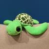 Big Eyes Sea Turtle Plush Toy Cute Green Tortoise Stuffed Animal Soft Ocean Creature Pillow Kids Gift Home Decor