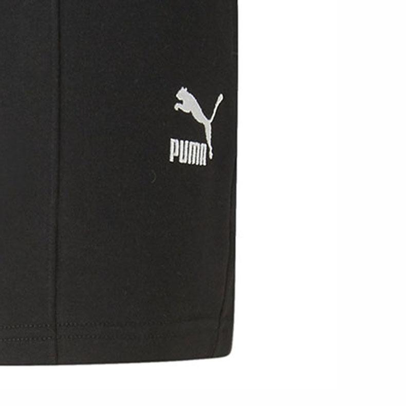 Puma Ss23 Logo Print Straight Leg Sports Shorts Women shorts Black 620441-01