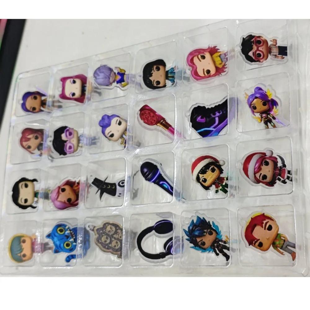 Countdown Calendars Kpop Demon Hunters Advent Calendar Model Doll Collection Desk Decoration Children Christmas Gifts