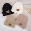 Warm Beanie Cap Cute Cartoon Pullover Cap New Knitted Hat  Winter