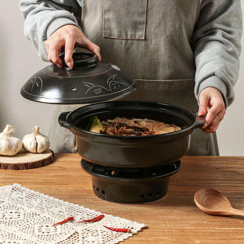 ZISIZ Ceramic High-Temperature Casserole Hot Pot