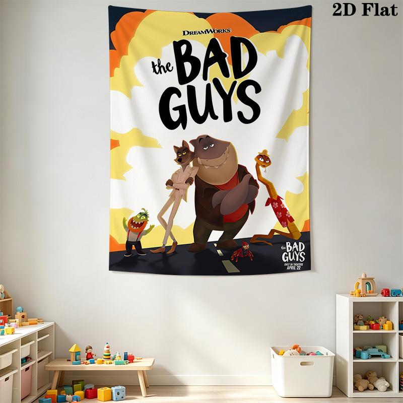 The Bad Guys 2 Wild Adventure Bedding 1 Duvet Cover 2 Pillowcase Without Core Soft And Comfortable Christmas Birthday Gift Bedding Set