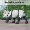 2024 Waterproof Dog Shoes Ajustable Breathable Dog Boots Non-Slip Nylon Bulldog Paws Protector Outdoor