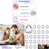 24pcs Crystal Hanging Ornaments 20mm Faceted Balls For Wedding Decor And Christmas Gifts