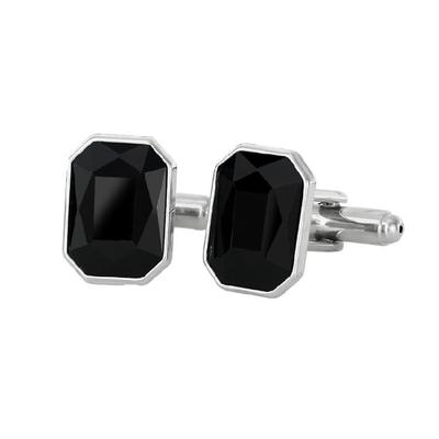 Pair of Compact Silver 1.6cm by 1.2cm Cufflinks Highlighting Enduring Design and Sturdy Finish for Various Shirt Styles