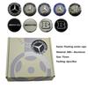 4 Stück 75mm Auto Radnabenkappen Schwimmende Mittelkappen für Mercedes Benz W203 W204 W205 W176 W177 W212 W213 A B C E S GLC GLE