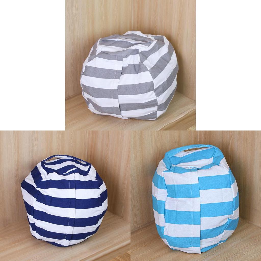 Childrens Plush Toy Storage Bag With Zipper For Bedroom And Living Room Organization