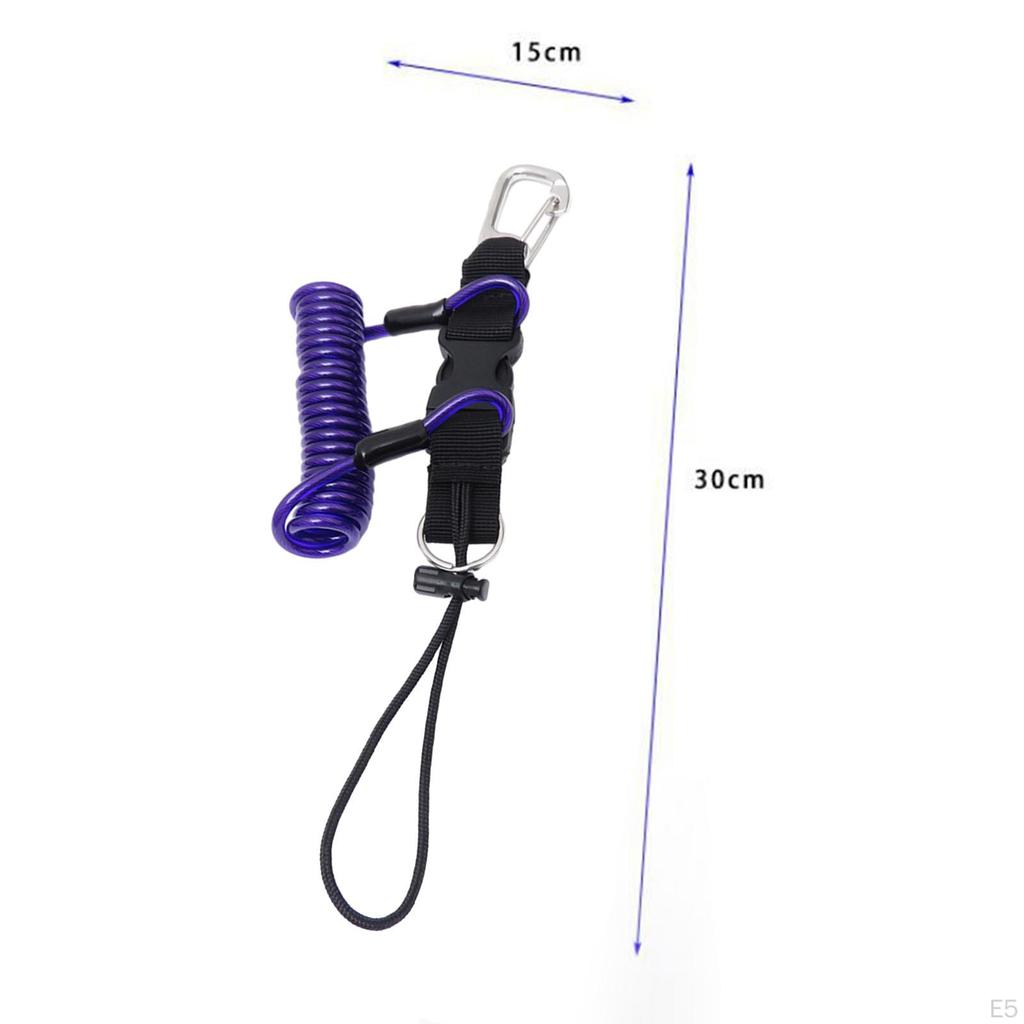 Tauchspirale Lanyard Kamera Metallarmband Seil Kostenlos für Wassersport