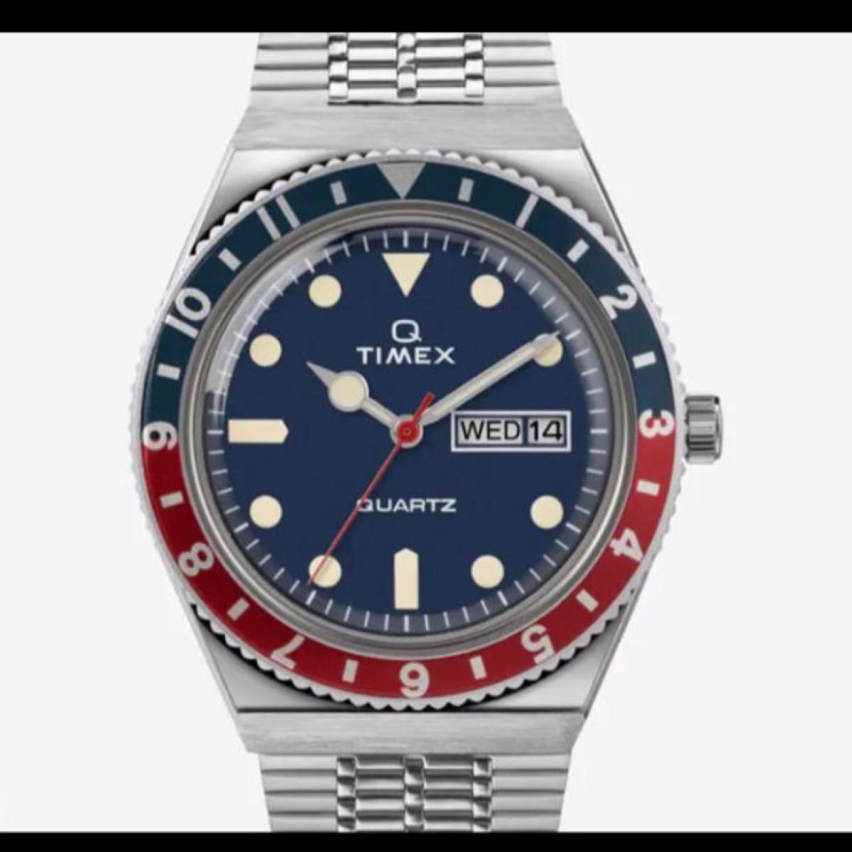 Domestic genuine product, same-day shipping Blue-red Pepsi color TIMEX Q Timex Cue
