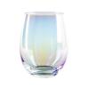 Transparent Rainbow Glass Cup Lead-free Crystal Cup Juice Milk Coffee Tea Cup Creative Wine Glass Drink Cup Heat-Resistant Mug