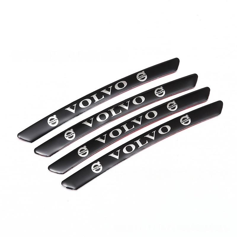4 Piezas Aluminio Estilo Coche Llantas Pegatinas de Carreras Emblemas Decoración Auto Para Volvo XC60 S60 V40 V50 V60 XC90 S40 S80 C30 XC40
