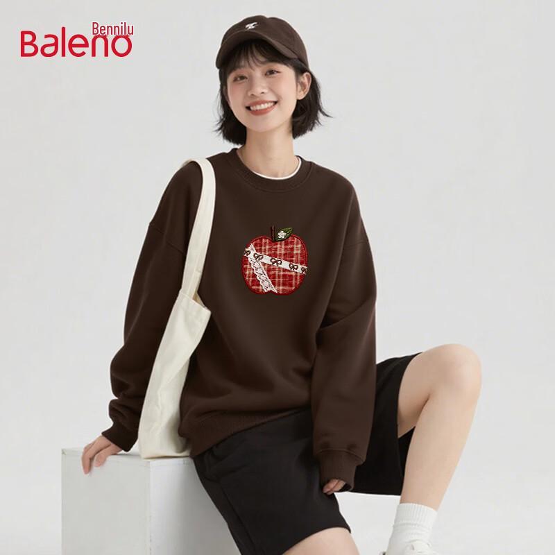 

Baleno Women s Round Neck Loose Sweatshirt M