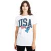 Lilo & Stitch Womens/Ladies USA T-Shirt