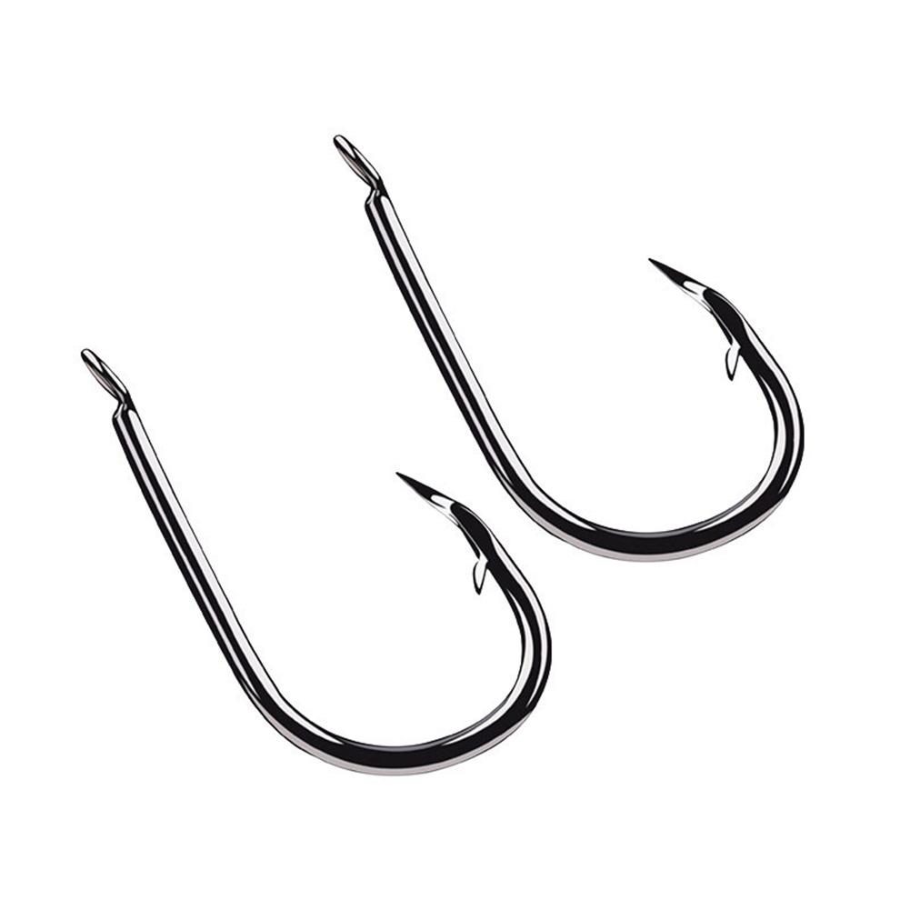 11 Pcs/set Fishing  Hook High Carbon Steel Barbed Fish Hook Crucian Carp Flat-pointed Fishing Hook Accessories 1#-10#