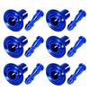 Aluminum Decorative Rivet Screws 6 Pack For Motorcycle Frame Cover Anodized Easy Installation