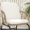 Rocking Chair Set Rocking Chairs Bistro Set, Boho Style, PE Rattan, Weather-Resistant, Cream