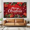 1pc, Christmas background cloth, Merry Christmas background, used for outdoor decoration, scene decoration, party decoration