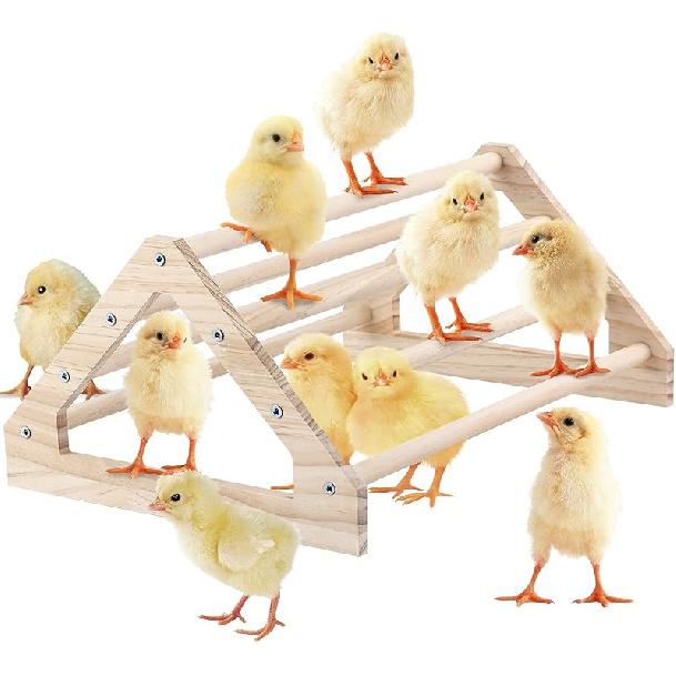 Chicken Perch Jungle Gym Roosting Bar, Pine Wood, Large