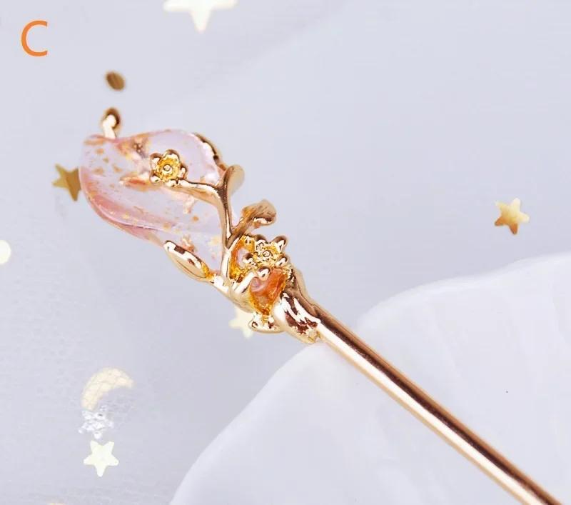 Chinese Style Hanfu Headwear Girl’s Ancient Style Hairpin Ancient Costume Headwear Versatile Hairpin Accessories Hair Accessorie