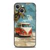 Combi Van Car Outdoor Camping Phone Case For iPhone 17 16 15 Pro Max 11 12 13 14 7 8 Plus SE 2020 X XR XS Cover Soft Black