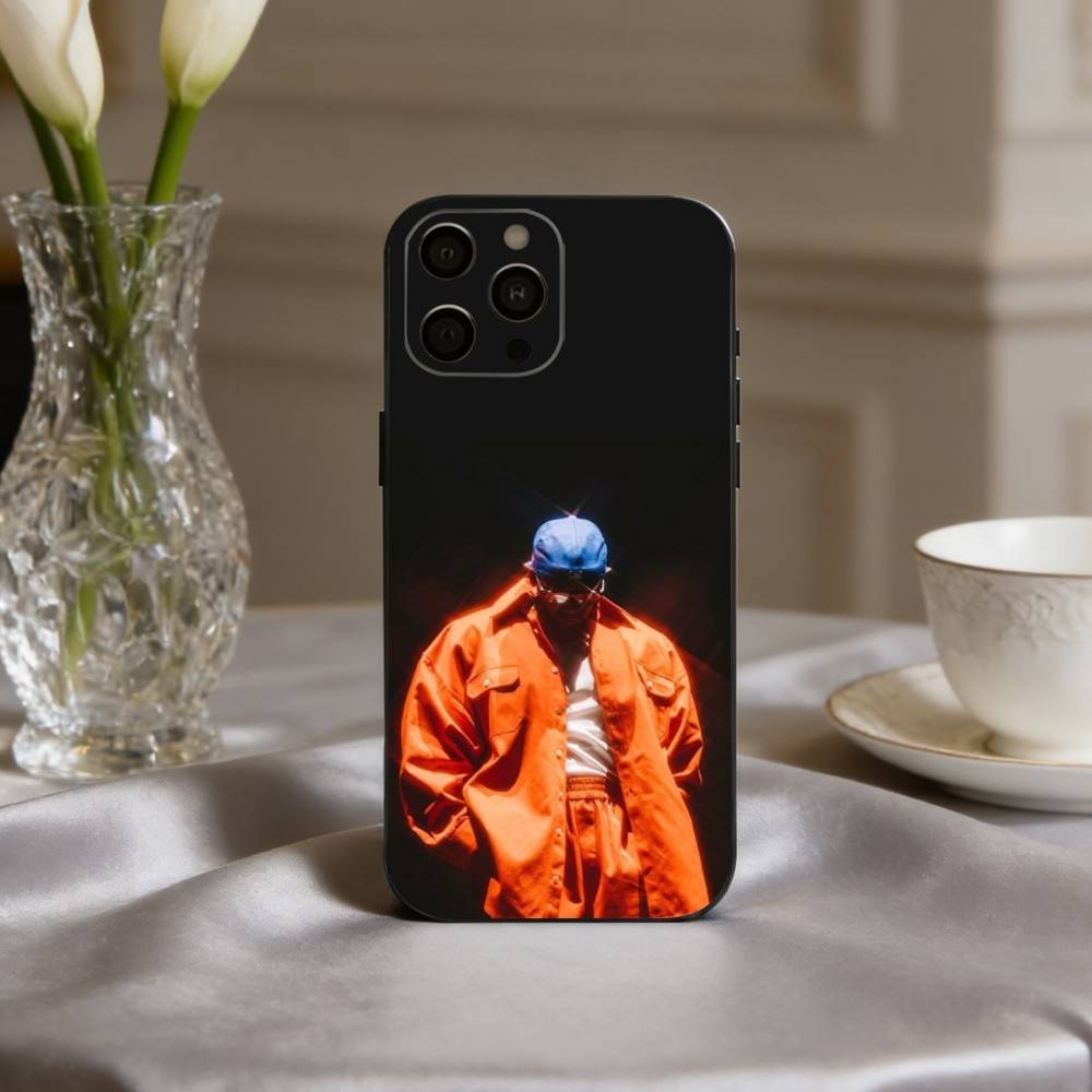 K-Kendrick-K Rapper L-Lamar-R Phone Case For iPhone 17,16,15,14,13,12,11 Plus,Pro Max,XS,Soft Silicone Black Cover