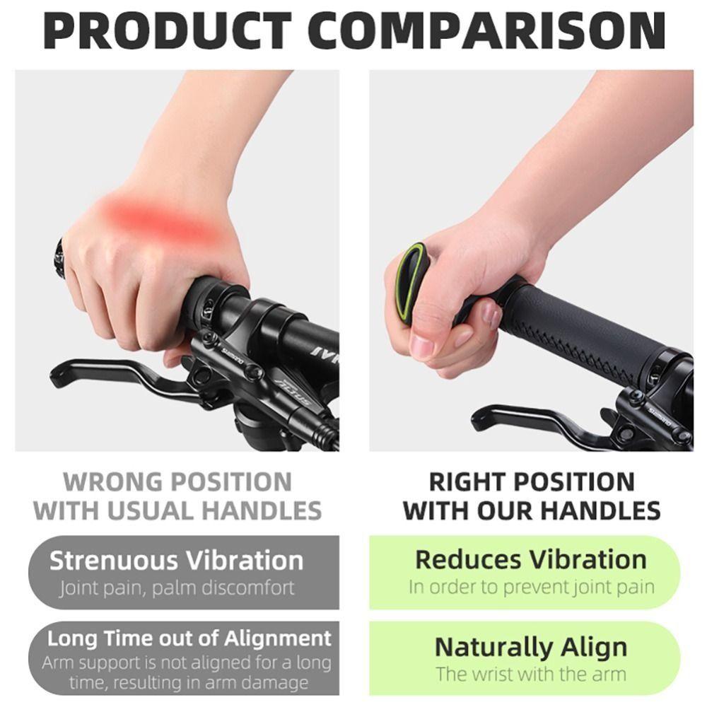 Mtb Handgrip Bicycle Handlebar Fluorescent Bike Grip Bicycle Inner Bar Ends Bike Auxiliary Handle