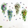 Flower & Butterfly Wall Sticker Multicolor Beautifual Decals Removable Mural Art  Home Decoration