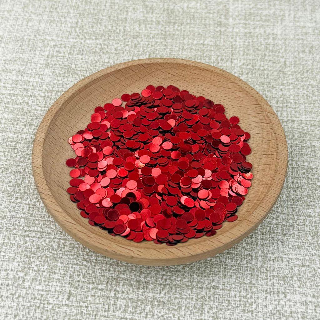 Runde Flache PET-Pailletten Ohne Loch für DIY-Schmuck & Bühnenkostüm-Accessoires