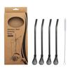 stainless steel Straws Eco-friendly Drinking Straws for Smoothie Milkshakes Tea Juice Cocktail Straw with Brush  Tea, Juice