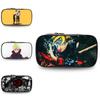 Naruto Boruto Anime Pencil Case Large Capacity Nylon Stationery Organizer For Teens And Students