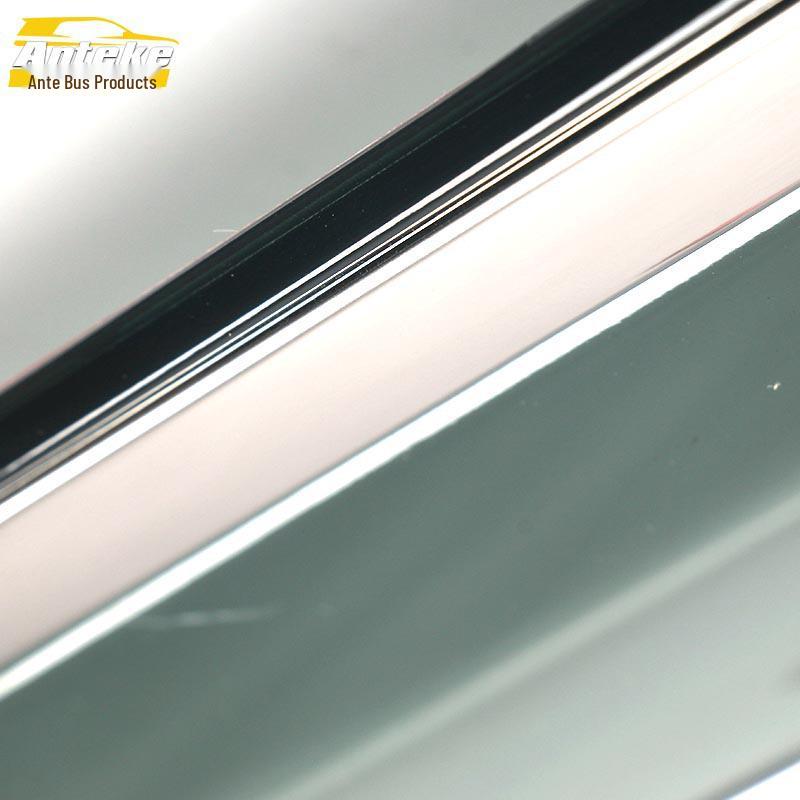 Compatible Rain Guards with 3D Stainless Steel Trim for 2022 Corolla Ruifang - Exterior Car Accessories
