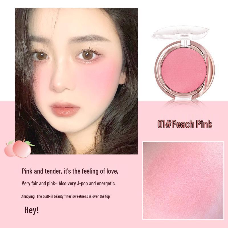 

Lingdian Персиковые мерцающие румяна с контурирующим бронзером - Новые натуральные женские румяна от нишевого бренда