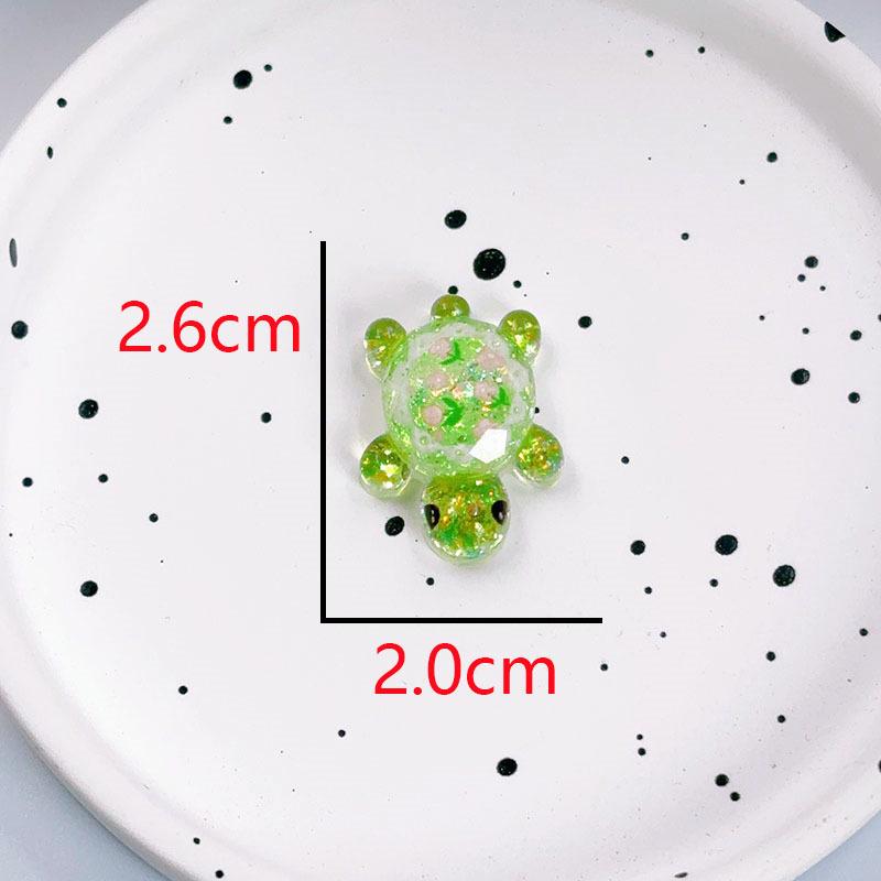 Flashing Resin Luminous Turtle Ornaments - Large & Small DIY Accessories