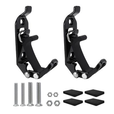 2PCS Shovel Holders, Metal Shovel Mounts for Roof Rack, Quick Release Mount Kit for Trucks Boats, Wall Mounting
