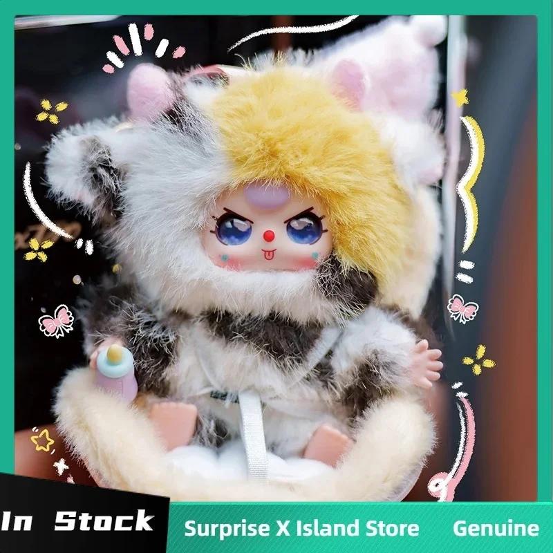 Originale Baby Tre Serie Baby Montato su Veicolo Blind Box Kawai Vinile Peluche Bambola Ciondolo Auto Scatola Misteriosa Giocattoli di Tendenza Regalo per Ragazza