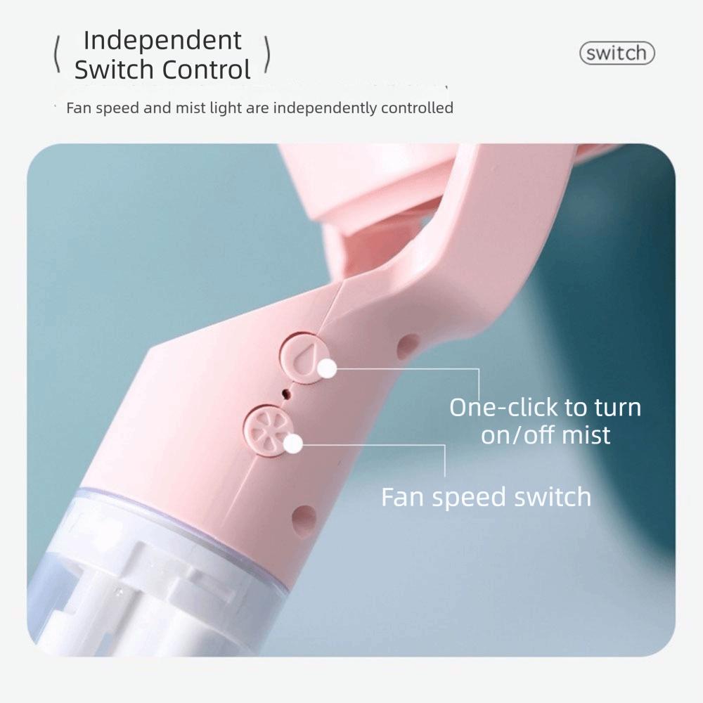 3 Speed Handheld Spray Fan Hand Held Fast Cooling Fan Water Spray Mist Fan  Student Dormitory