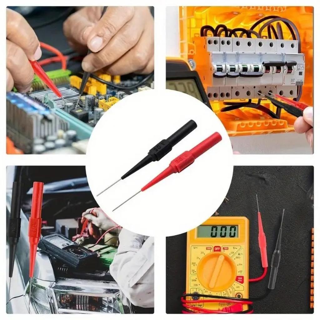Automotive Test Probe 0 62mm Sharp Needle Electrical Circuit Multimeter Test Lead for Car Repair and Diagnostic Equipment