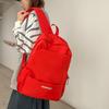 Schoolbag, Korean-style INS Backpack, Unisex Niche, Solid Color Simple Backpack, Couple Casual Lightweight High School and College Student Backpack