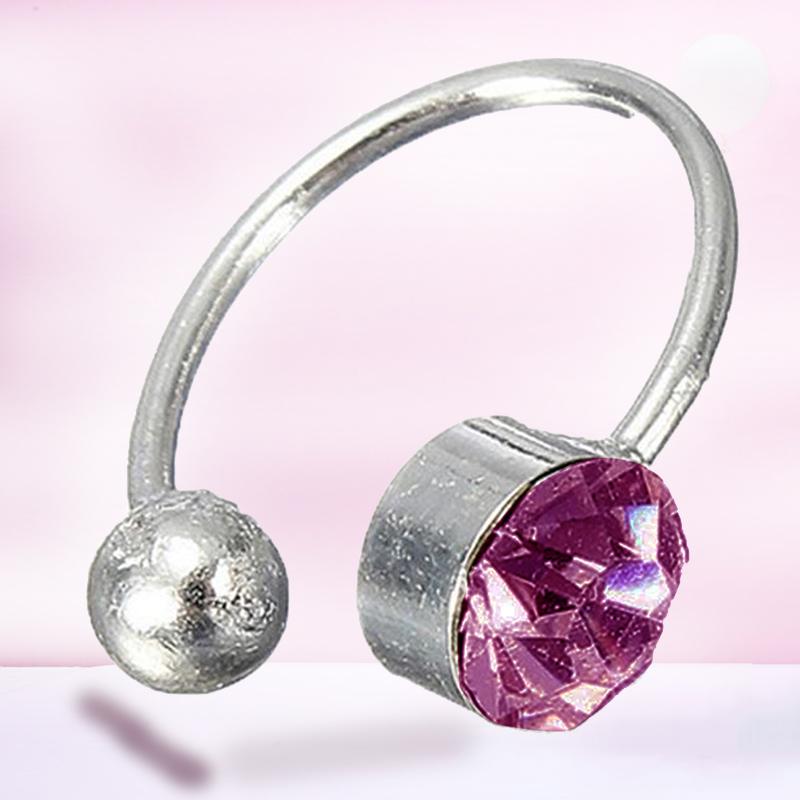 

Серьги-клипсы U-образной формы, непористые 0.8 cm X 1 cm темно-фиолетового