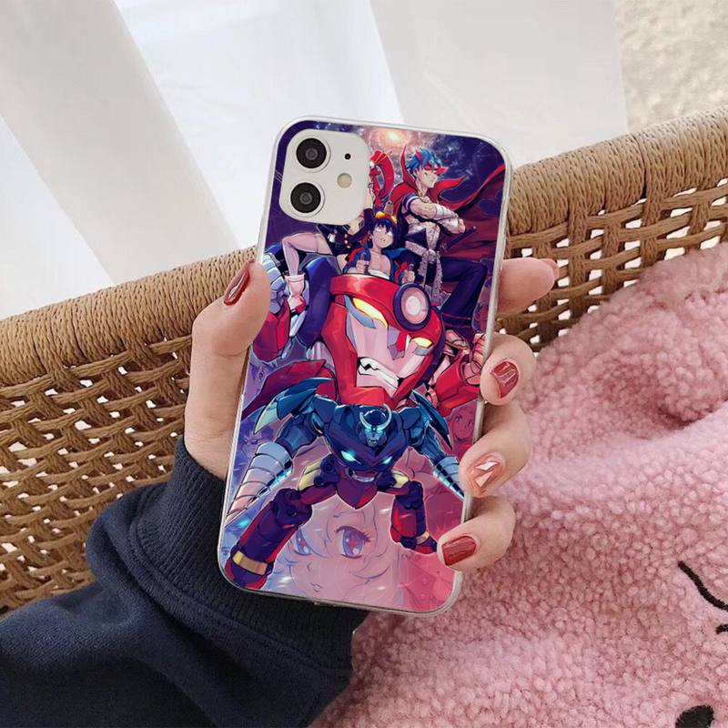 Tengen Toppa Gurren Lagann Phone Case for iPhone 11 12 13 mini pro XS MAX 8 7 6 6S Plus X 5S SE 2020 XR cover