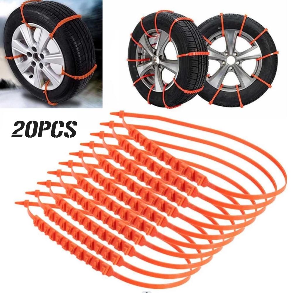 50-10 peças Rodas de Carro Pneus Correntes de Neve Antiderrapantes Nylon Inverno Correntes de Neve para Carro Exterior Pneus de Neve Emergência Correntes para Pneus Antiderrapantes